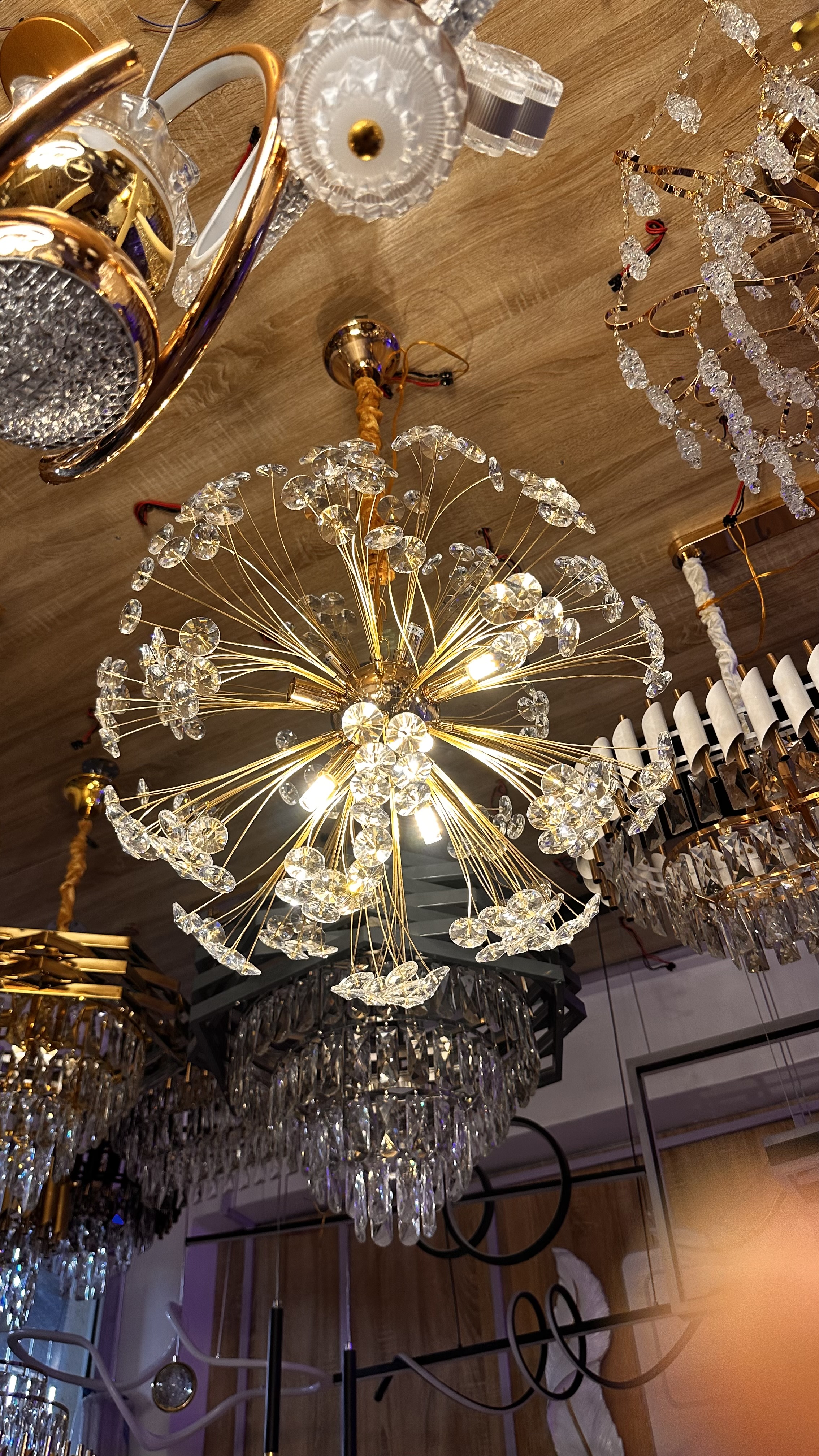 Flower crystal chandelier  2